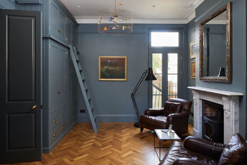 The finish flows through the home