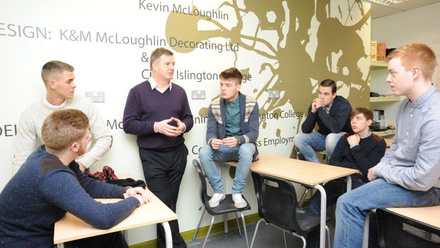 Kevin McLoughlin and Allan Montague K & M McLoughlin Decorating Ltd London MBA 2019 Outstanding contribution national winners 3